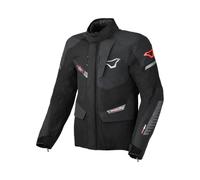 Chaqueta De Moto De Tela MACNA SYNCHRONE Negra, Roja