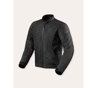 Chaqueta de moto de verano REVIT Torque 2 H2O negra