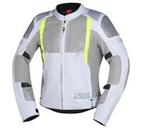IXS Trigonis-Air, chaqueta textil XXL male Gris Claro/Gris/Amarillo Neón