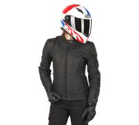 Furygan Debbie, chaqueta de cuero para mujeres S female Negro