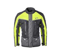 Chaqueta de Moto GMS Twister Neo WP Negro/Amarillo Flúor3XL Negro,Amarillo Flúor