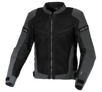 Macna Velotura NightEye Chaqueta textil de moto, negro/gris, Talla S