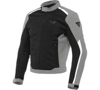 Chaqueta de moto impermeable DAINESE Hydraflux 2 Air D-Dry, color negro y gris.