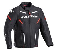 Chaqueta de moto infantil IXON Striker negro-blanco 6