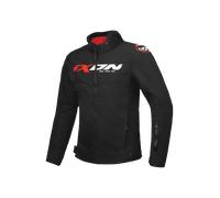 Ixon Fierce Chaqueta textil de motocicleta, negro-blanco-rojo, tamaño 4XL para Hombres