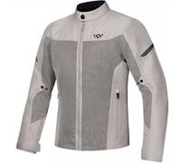 Chaqueta de moto IXON Fresh Slim gris-beige 2XL