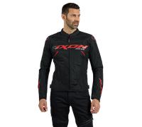 Ixon Ionix Chaqueta textil de moto, negro-rojo, tamaño XL para Hombres
