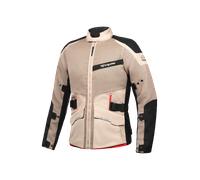 Ixon M-Njord Chaqueta textil de motocicleta, negro-beige, tamaño 3XL para Hombres
