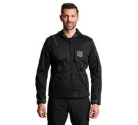 Ixon M-Quarter Chaqueta textil impermeable para motocicleta, negro, Talla L