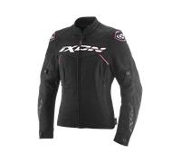 Chaqueta de moto Ixon Meteor 31 WP Mujer Negro/Blanco/RosaL Negro,Blanco,Rosa