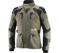 Ixon Odin Chaqueta textil de moto impermeable, Caqui/Negro, Talla M