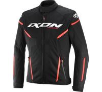 Ixon Striker 2 Air WP Chaqueta textil de moto impermeable, negro-blanco-rojo, tamaño 3XL para Hombres