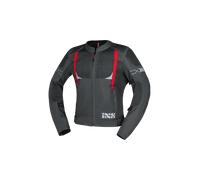 IXS Trigonis-Air, chaqueta textil 4XL male Gris Oscuro/Gris/Rojo