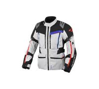 Macna Chieftane chaqueta textil impermeable para motocicletas, negro-gris, tamaño M para Hombres