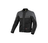 Macna Empire 2.0 Night Eye, chaqueta textil impermeable S male Negro/Gris Oscuro