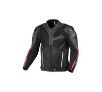 Macna Galvic, chaqueta de cuero/malla 52 male Negro/Rojo