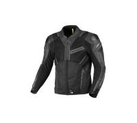 Macna Galvic Chaqueta de moto perforada Piel/Textil, negro, tamaño 48 para Hombres