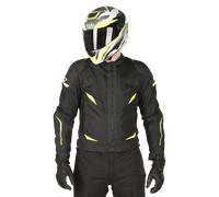 Chaqueta de Moto Macna Hurracage Negro/Amarillo FlúorXXL Negro,Amarillo Flúor