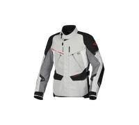 Macna Mundial, chaqueta textil impermeable S male Gris Claro/Gris/Negro/Rojo
