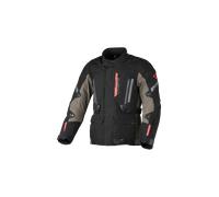 Macna Ultimax 2.0 Chaqueta textil de moto impermeable, negro-gris-rojo, tamaño 2XL para Hombres