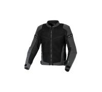 Macna Velotura NightEye Chaqueta textil de moto, negro/gris, Talla L