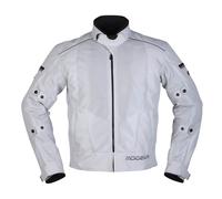Chaqueta De Moto Modeka Veo Air Tex Para Hombre (Gris Claro) Talla: M