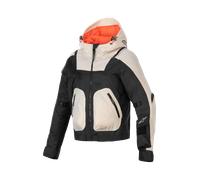 Alpinestars Molly Air Chaqueta textil de moto para mujer, negro/beige, Talla XS
