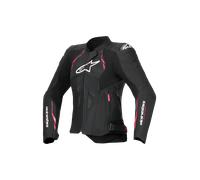 Chaqueta de Moto Mujer Alpinestars Stella Dusk Negro/Blanco/Rosa Diva42 Negro,Blanco,Rosa Diva