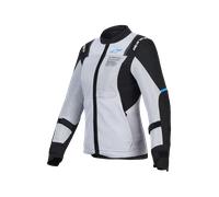 Chaqueta de moto para mujer Alpinestars Stella ST-2 Air gris claro-negro L
