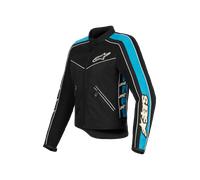 Alpinestars Stella T-Dyno Air Chaqueta textil de moto para mujer, negro/azul, Talla S