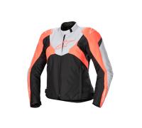 Chaqueta de Moto Mujer Alpinestars Stella T-Jaws V4 WP Negro/Gris Hielo/Coral FlúorM Negro,Gris Hielo,Coral Flúor