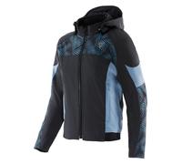 Chaqueta de moto Mujer Dainese IGNITE 2 Black/Blue Mirage