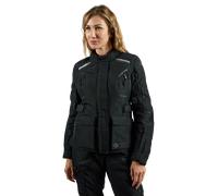 Ixon Midgard Chaqueta textil impermeable para mujer, negro, tamaño 3XL
