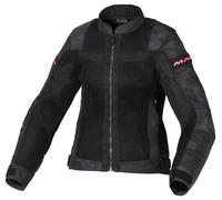 Chaqueta de moto Mujer Macna Velotura Black / Grey