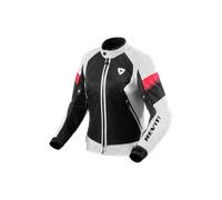REV'IT! Chaqueta de moto Control Air H2O textil impermeable mujer Blanco/Negro 42