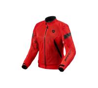 Revit Control Air H2O impermeable Chaqueta textil de motocicleta para mujer, rojo/negro, Talla 36