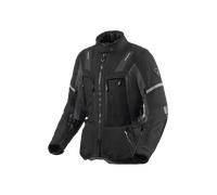 Revit Sand 5 H2O Chaqueta textil impermeable para mujer, negro-gris, tamaño 48