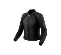 Revit Xena 4 Ladies Chaqueta de cuero para moto para mujer, negro-gris, tamaño 46