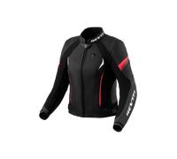 Revit Xena 4 Ladies Chaqueta de cuero para moto para mujer, negro-rosa, tamaño 38