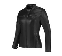 Rusty Stitches Super Joyce V2 Chaqueta de cuero de moto para mujer, negro, Talla 52
