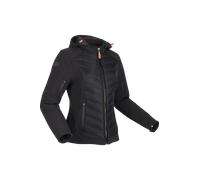 Segura Natcho 2 Chaqueta textil de moto para mujer, negro-rojo, tamaño 44