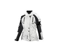 GMS Taylor Chaqueta textil de motocicleta para damas, negro-beige, tamaño 2XL para Mujer