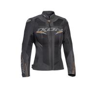 Ixon Draco Chaqueta textil para motocicletas de señoras, negro-oro, tamaño S para Mujer