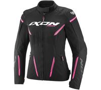 Chaqueta de moto para mujer IXON Striker 2 Lady negra y rosa 2XL