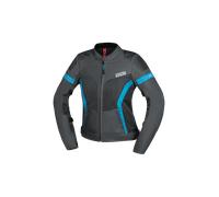 IXS Trigonis-Air Chaqueta textil para motocicletas para damas, gris-azul, tamaño 3XL para Mujer