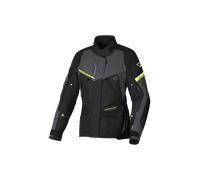 Macna Mundial Night-Eye, chaqueta textil impermeable mujer L female Negro/Gris Oscuro/Amarillo Neón