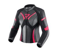 Chaqueta de moto para mujer Rebelhorn Rebel Black-Fluo Pink 46