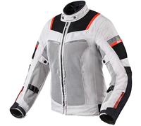Chaqueta de moto para mujer Revit Tornado 3 Plata y Negro liquidación 40