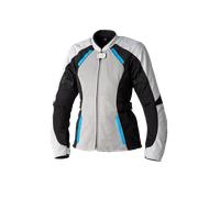 RST Ava Mesh waterproof Chaqueta textil de moto para mujer, gris-azul, tamaño XS