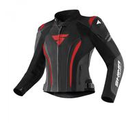 Chaqueta de moto para mujer Shima Miura 2.0 negro-rojo 38